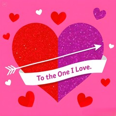 Love arrow for special someone