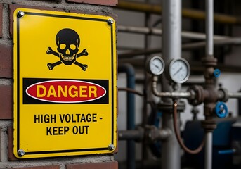 Photo of high voltage electricity signs, danger of death