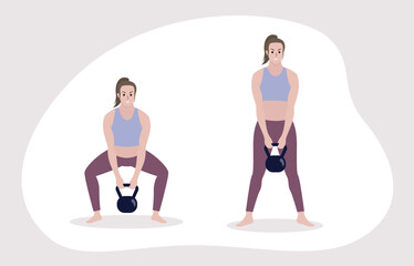 Kettlebell Squat: A Strength Training Exercise