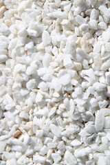 white small pebbles background, large,