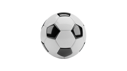 Classic Soccer Ball Isolated on White on transparent background