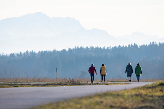Spaziergang bei Raisting