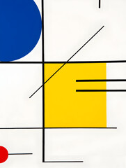 Abstract geometric composition