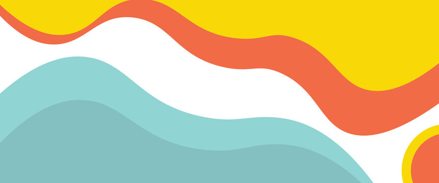 Colorful abstract geometric pop art background with wave pattern. modern vector illustration eps 10
