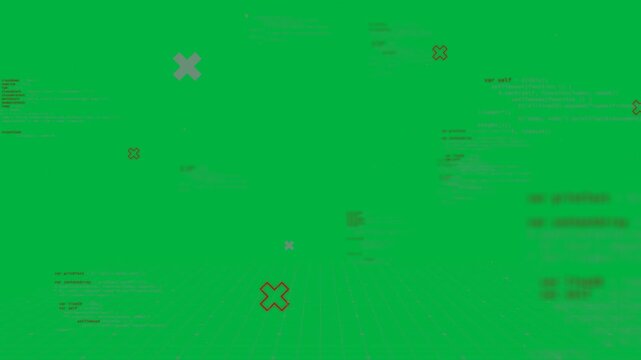 TV Screen with Glitch on Alpha Channel