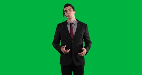 Businessman on Alpha Channel