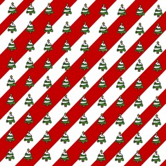 Green christmas trees 