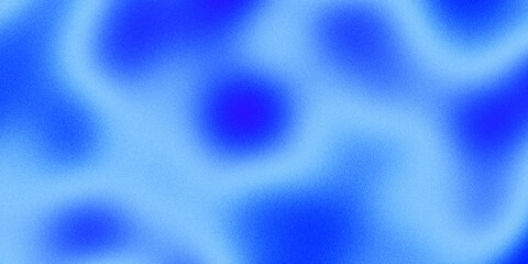 Blue fluid abstract gradient background with soft blurred wavy shapes and grainy texture for digital design