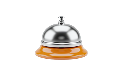 Service Bell Isolated on White Background