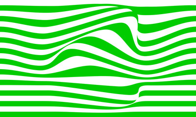 green white stripes lines wave curves funny style flag curtain graphic abstract background