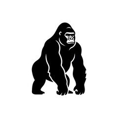 A 3d cartoon character design of an evil ninja animal face silhouette featuring a black mammal illustration for a vector halloween graphic