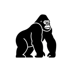 A funny cartoon robot ninja monster wearing black sneaks through a Halloween night, looking playful and friendly like a comic character for kids