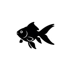 Cartoon Fish Vector Illustration on White Background