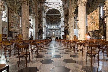 Interior of the Duomo di Como
