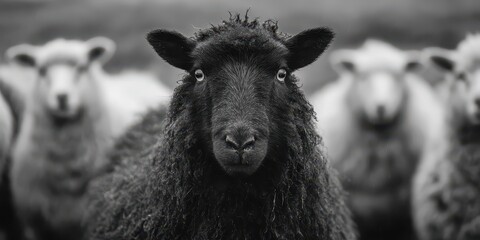 Conceptual Image of Leadership and Courage to Be Different