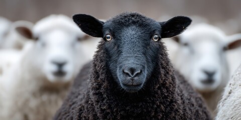 Conceptual Image of Leadership and Courage to Be Different