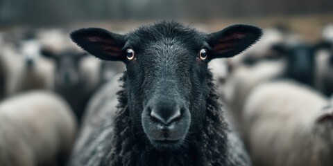 Conceptual Image of Leadership and Courage to Be Different