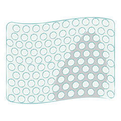 Air Cushion Packaging Sheet Illustration