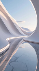 Folded Light Concept Background