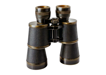 Binoculars, isolated on transparent or white background