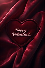 Extreme Macro Velvet Heart Soft Shadows.