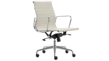 Modern office chair isolated on white background