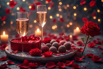 Valentine&rsquo;s Ultra‑8K Scene. Sensual Shadows & Highlighted Desire.