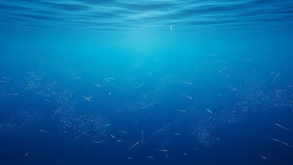 Deep Blue Whisking Waters