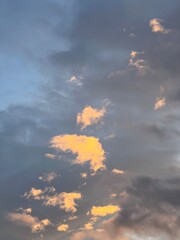 Piękne zimowe chmury. © Maciej G. Szling