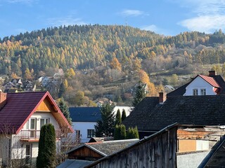 Muszyna tereny spacerowe na Rzeką Poprad. © Maciej G. Szling