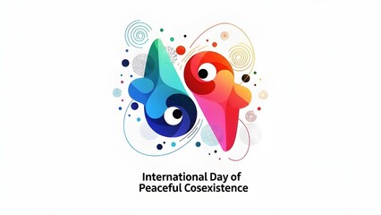 Vibrant illustration for International Day of Peaceful Coexistence