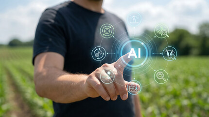 Smart Farming Technology with AI Interface for Precision Agriculture and Sustainable Crop Management in Field