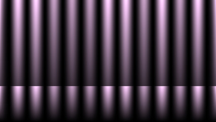 Purple abstract background featuring a pink silk curtain texture with gradient light lines and a striped velvet stage design for a theater wallpaper backdrop