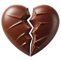 Broken Chocolate Heart png