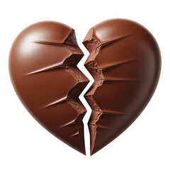 Broken Chocolate Heart png