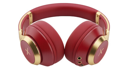 Isolated high-end headphones with gold trim offer pristine sound quality and long battery life