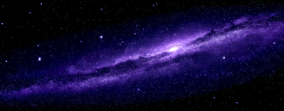 Bright Interstellar Cloud with Stars &ndash; Colorful Space Background for Creative Projects