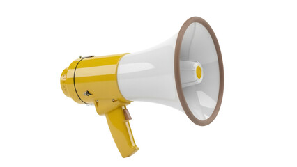 Isolated Loud Hailer for Emergency Broadcasts and Rally Event Demonstrations and Announcements