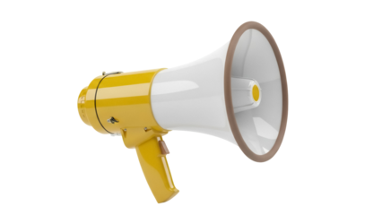 Isolated Loud Hailer for Emergency Broadcasts and Rally Event Demonstrations and Announcements