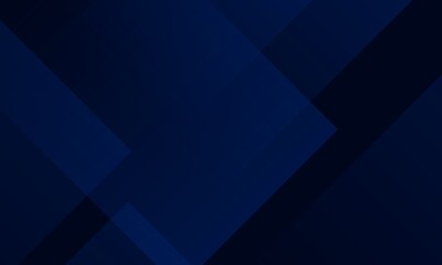 Dark blue abstract geometric background with overlapping squares and professional navy blue gradient professional design.