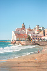 small coastal european town 