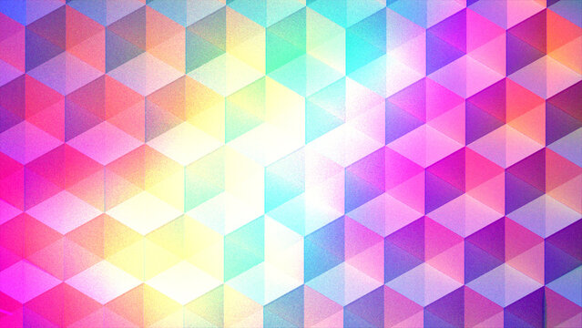 Abstract geometric 3D cube pattern background