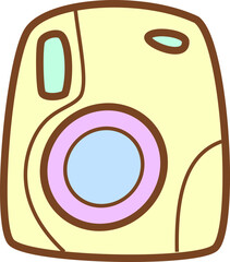 cute camera  and recolorable
