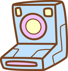 cute camera  and recolorable