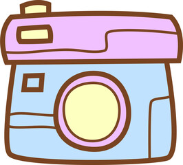 cute camera  and recolorable