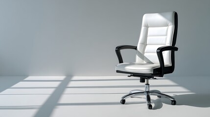 Office chair modern workspace furniture photo minimalist design side view ergonomic comfort