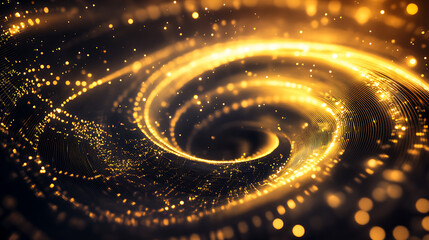 Ultra-realistic golden finance background with stock market graphs, money, gold bars, candlestick charts, luxury infographic design.