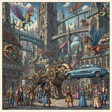 bizzare art ilustration