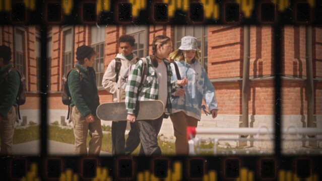 Classic 35mm Film Retro Camera Overlay Slideshow