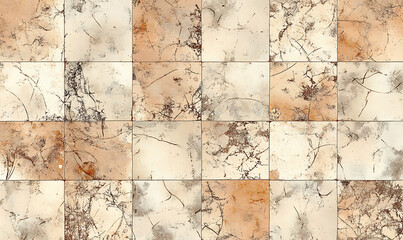 Tile or carpet pattern background with decorative, symmetrical elements. Ideal for wallpaper, textiles, or digital design projects.